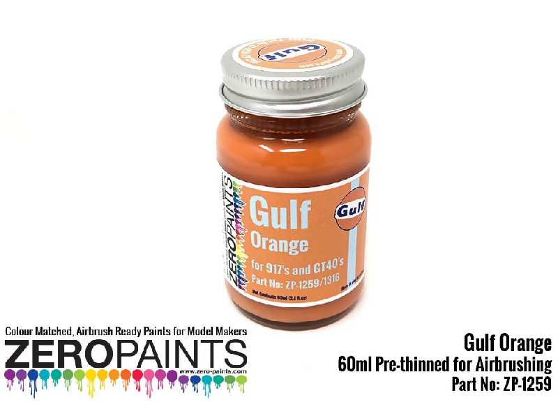 1259 - Gulf Orange Paints - image 1