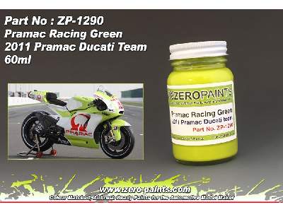 1290 - Pramac Racing Green Paint - 2011 Pramac Ducati Team - image 1