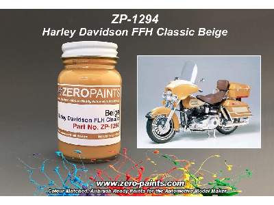 1294 - Beige - Harley Davidson Flh Classic - image 1