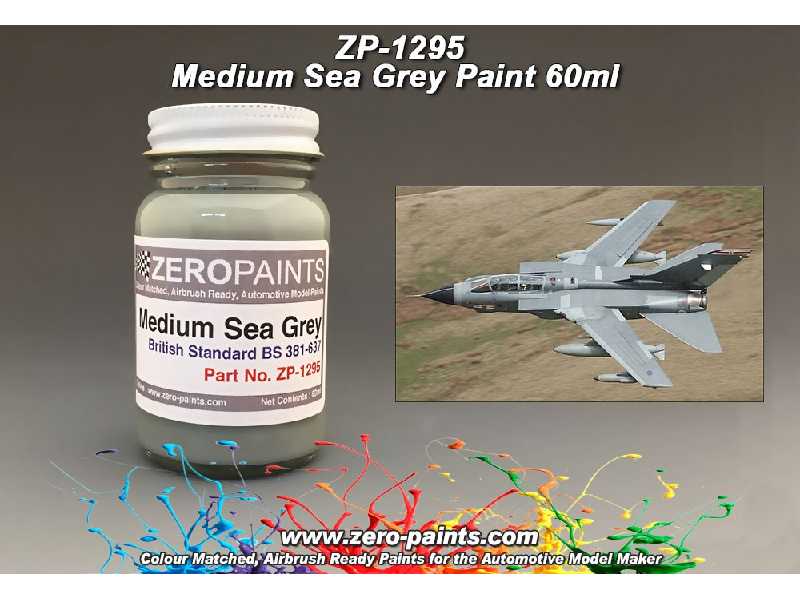 1295 - Raf Medium Sea Grey Paint - image 1