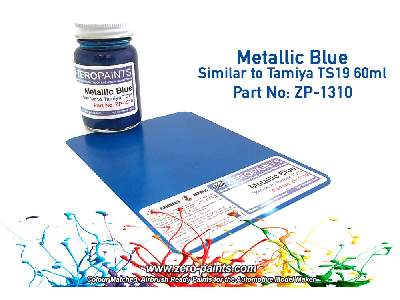 1310 - Metallic Blue Paint (Similar To Ts19) - image 1