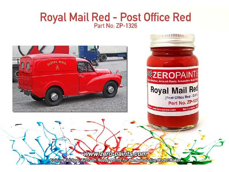 1326 - Royal Mail (Post Office) Red Paint - image 1