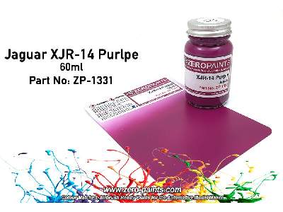 1331 - Jaguar Xjr-14 Purple Paint - image 2