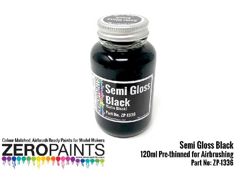 1336 - Semi-gloss Black Paint - image 1