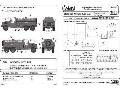 GMC 353 Arfield Fuel Tank - conversion set for Tamiya - image 4