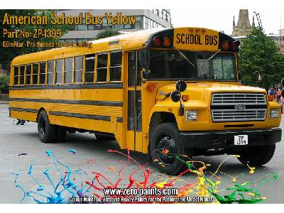 1399 - American School Bus Yellow Paint - image 1