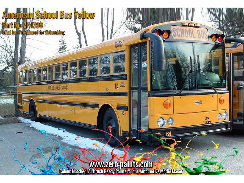 1399 American School Bus Yellow Paint