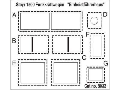 Steyr 1500 Funkkraftwagen (Einheitsfuhrerhaus) - conversion set  - image 2