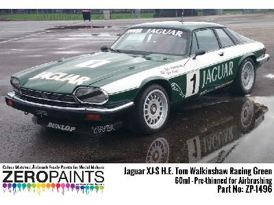 1496 - Jaguar Xj-s H.E. Tom Walkinshaw Racing Green Paint - image 1