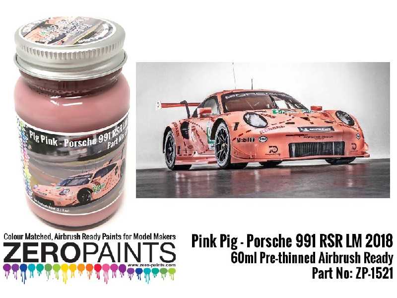 1521 - Pink Pig Porsche 991 Rsr Lm 2018 - image 1