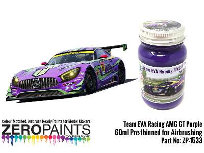 1533 - Team Eva Racing Amg Gt Purple Paint - image 1