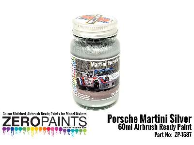 1587 - Porsche 911 Martini Silver Paint - image 3