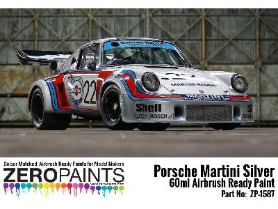 1587 - Porsche 911 Martini Silver Paint - image 4
