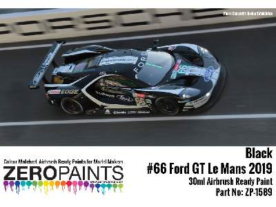 1589 - #66 Ford Gt Le Mans Black Paint - image 2