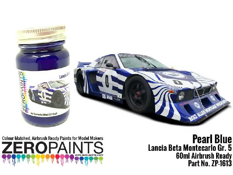 1613 - Lancia Beta Montecarlo Gr. 5 Pearl Blue Paint - image 1