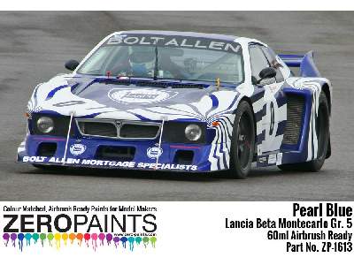 1613 - Lancia Beta Montecarlo Gr. 5 Pearl Blue Paint - image 2