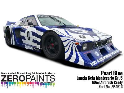 1613 - Lancia Beta Montecarlo Gr. 5 Pearl Blue Paint - image 3