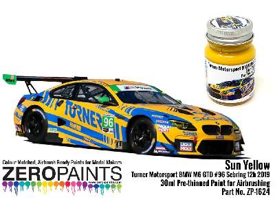 1624 - Sun Yellow Paint For Turner Motorsport Bmw M6 Gtd - image 2