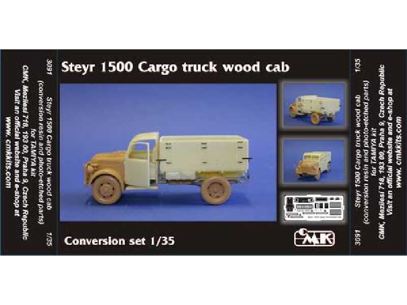 Steyr 1500 Cargo truck wood cab - conversion set for Tamiya - image 1