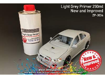 3034 - Light Grey Primer Airbrush Ready - image 1