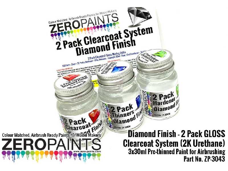 3043 - Diamond Finish - 2 Pack Gloss Clearcoat System (2k Urethane) - image 1