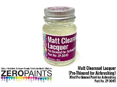 3045 - Matt Clearcoat Lacquer - image 1