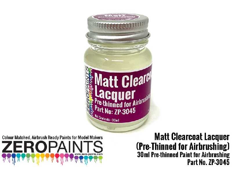 3045 - Matt Clearcoat Lacquer - image 1