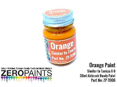 7006 - Orange Paint (Similar To Tamiya X-6) - image 1