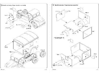 Steyr 1500 Ambulance wood cab - conversion set for Tamiya - image 4