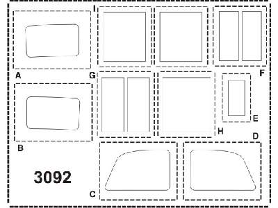 Steyr 1500 Ambulance wood cab - conversion set for Tamiya - image 6