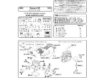 Renault UE - Interior set for Tamiya - image 2