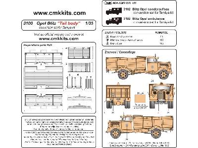 Opel Blitz Tall Body - conversion set for Tamiya - image 2