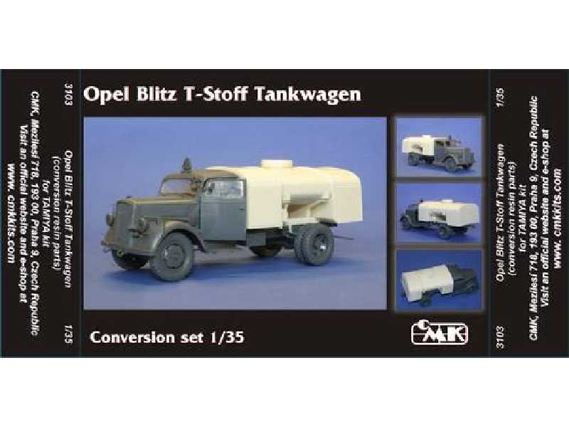 Opel Blitz T - Stoff Tank Wagen - conv. set for Tamiya - image 1