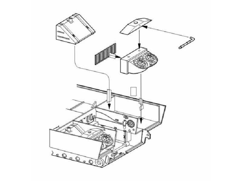 Tiger I fuel tank&cooler (Tam) - image 1