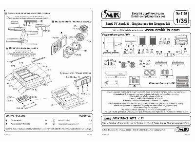 StuG IV  Engine set 1/35 for Dragon kit - image 2