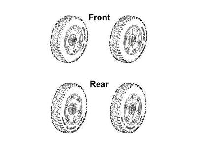 Autoblinda AB.43 wheels (Ita) - image 1