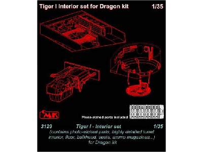 Tiger I Interior set for Dragon Kit - image 1
