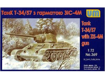 T-34/57 soviet tank w/ ZiS-4M gun - image 1