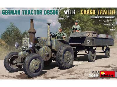 German Tractor D8506 With Cargo Trailer - image 1