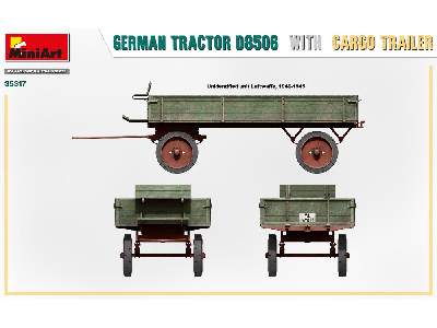 German Tractor D8506 With Cargo Trailer - image 5