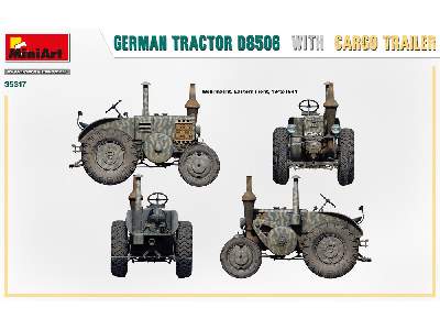 German Tractor D8506 With Cargo Trailer - image 6