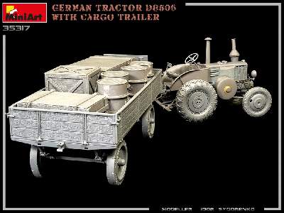 German Tractor D8506 With Cargo Trailer - image 10