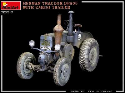 German Tractor D8506 With Cargo Trailer - image 13