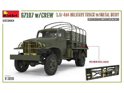 Chevrolet G7107 w/crew 1,5t 4x4 Cargo Truck w/metal Body - image 9