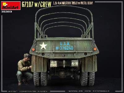 Chevrolet G7107 w/crew 1,5t 4x4 Cargo Truck w/metal Body - image 23
