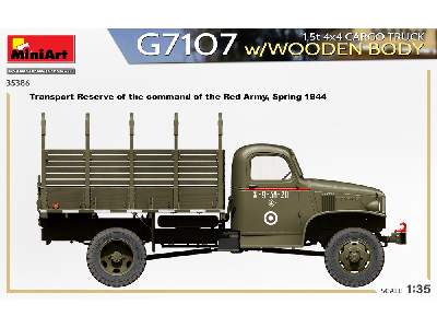 Chevrolet G7107 1,5t 4x4 Cargo Truck w/Wooden Body - image 4