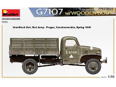 Chevrolet G7107 1,5t 4x4 Cargo Truck w/Wooden Body - image 8