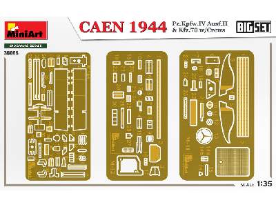 Caen 1944 Pz.kpfw.IV Ausf.h & Kfz.70 w/crews. Big Set - image 4