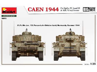 Caen 1944 Pz.kpfw.IV Ausf.h & Kfz.70 w/crews. Big Set - image 7
