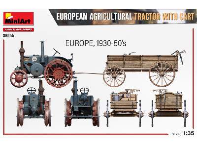 European Agricultural Tractor Lanz Bulldog With Cart - image 4